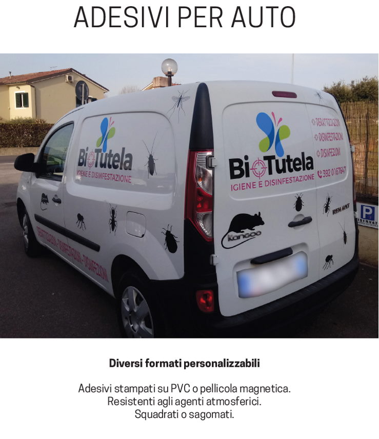 Adesivi per auto
