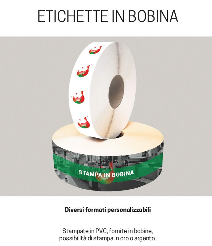 Etichette in bobina